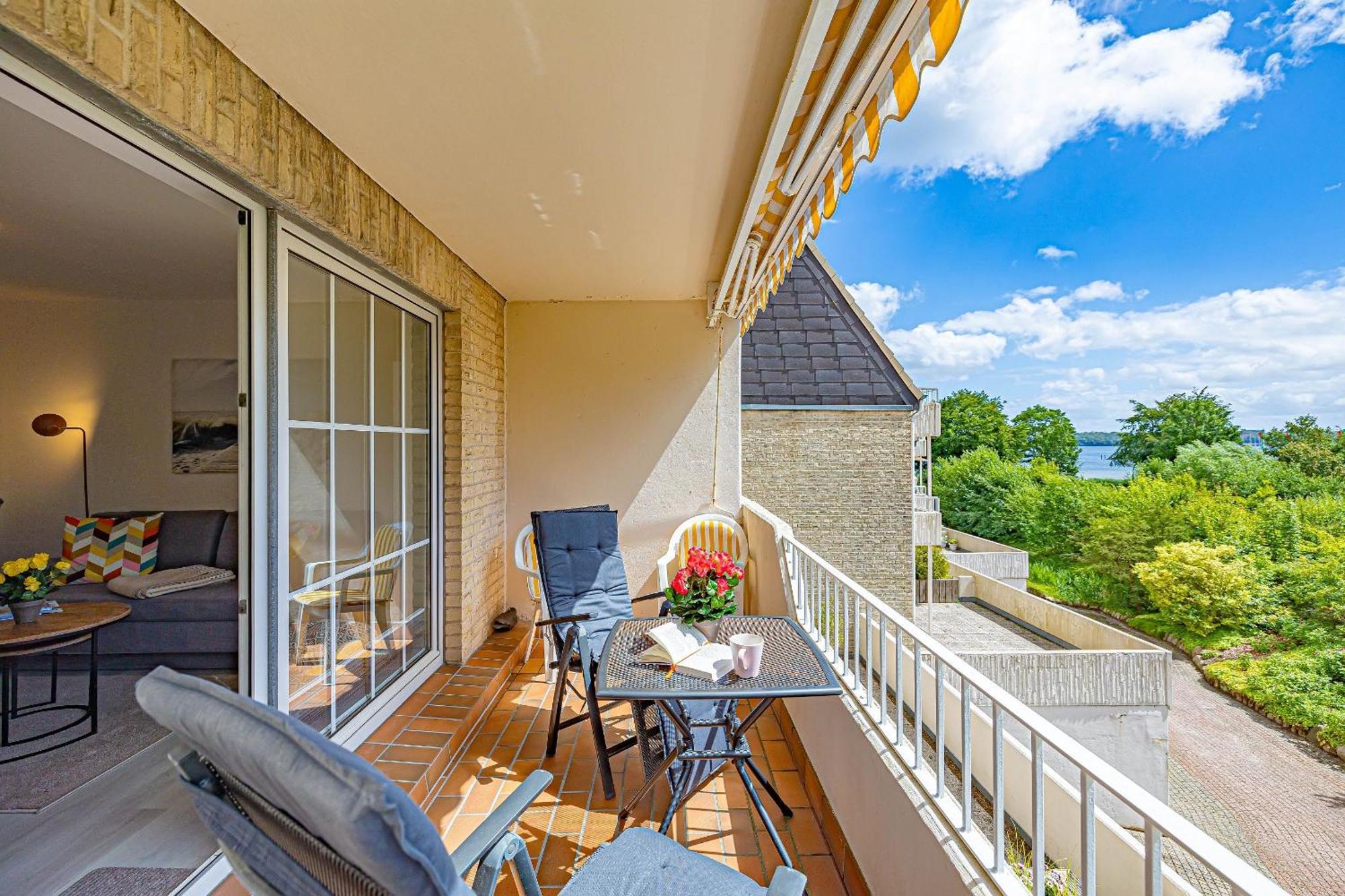 Fewo1846 - Strandresidenz Wassersleben Suedblick App 689 - Komfortables Apartment Mit Balkon Und Meerblick Harrislee Dış mekan fotoğraf