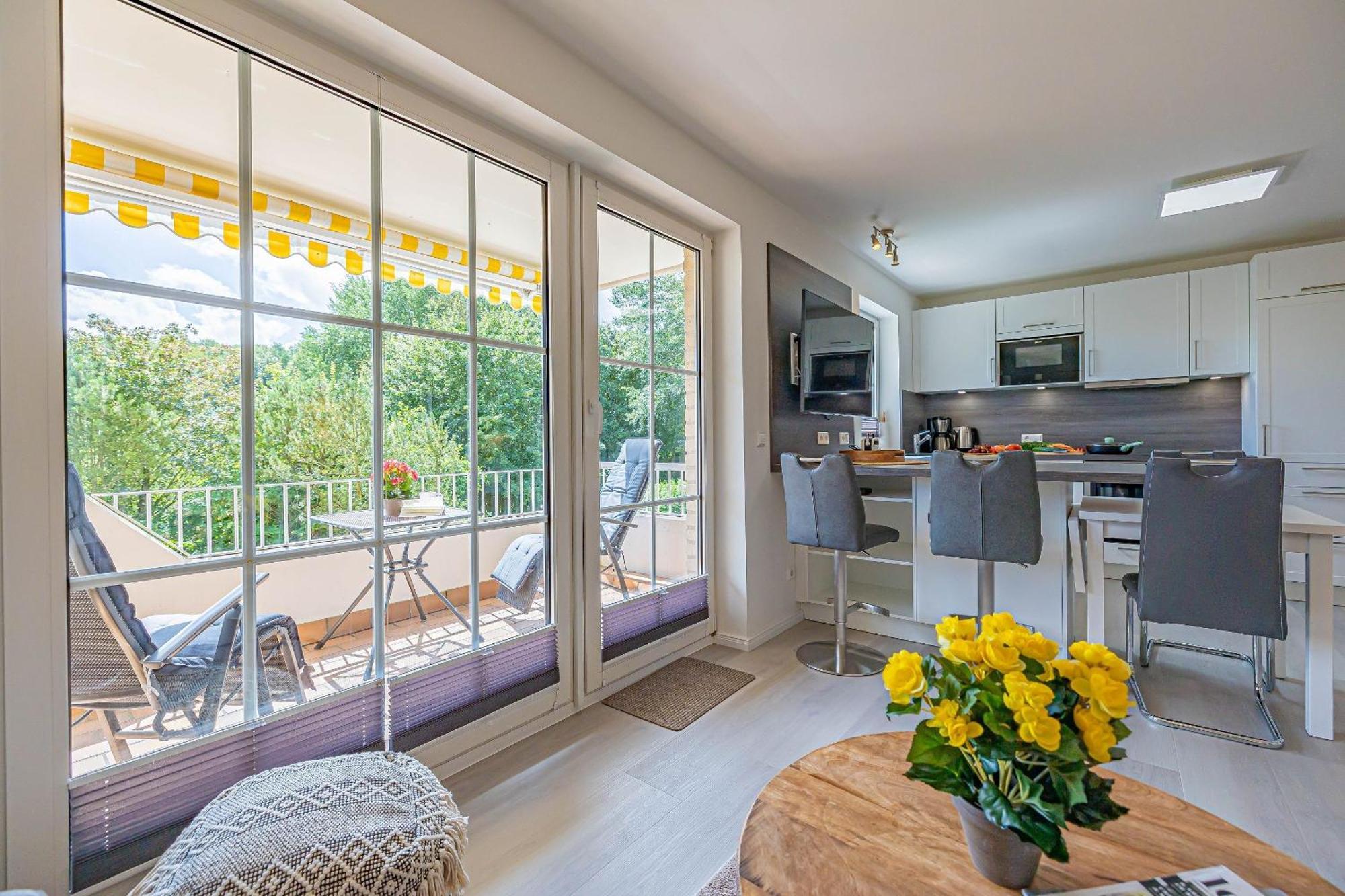 Fewo1846 - Strandresidenz Wassersleben Suedblick App 689 - Komfortables Apartment Mit Balkon Und Meerblick Harrislee Dış mekan fotoğraf